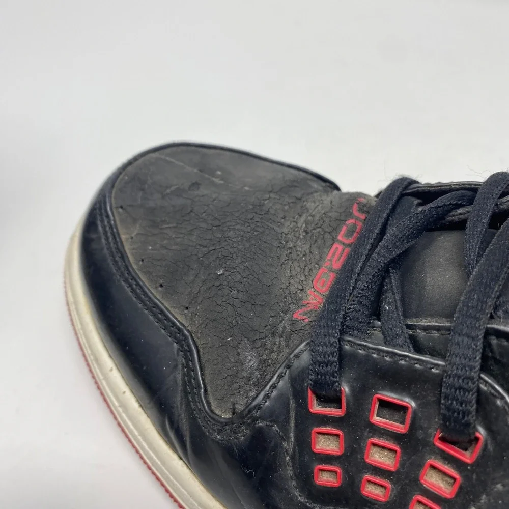 Jordan Flight 45 High Mens Black Red Sneakers 372704-040 Size 13